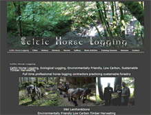 Tablet Screenshot of celtichorselogging.com